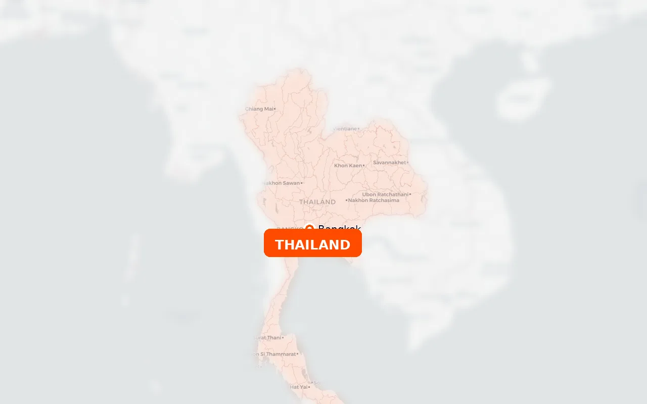 VEGER Electronics (Thailand) locations map, Thailand