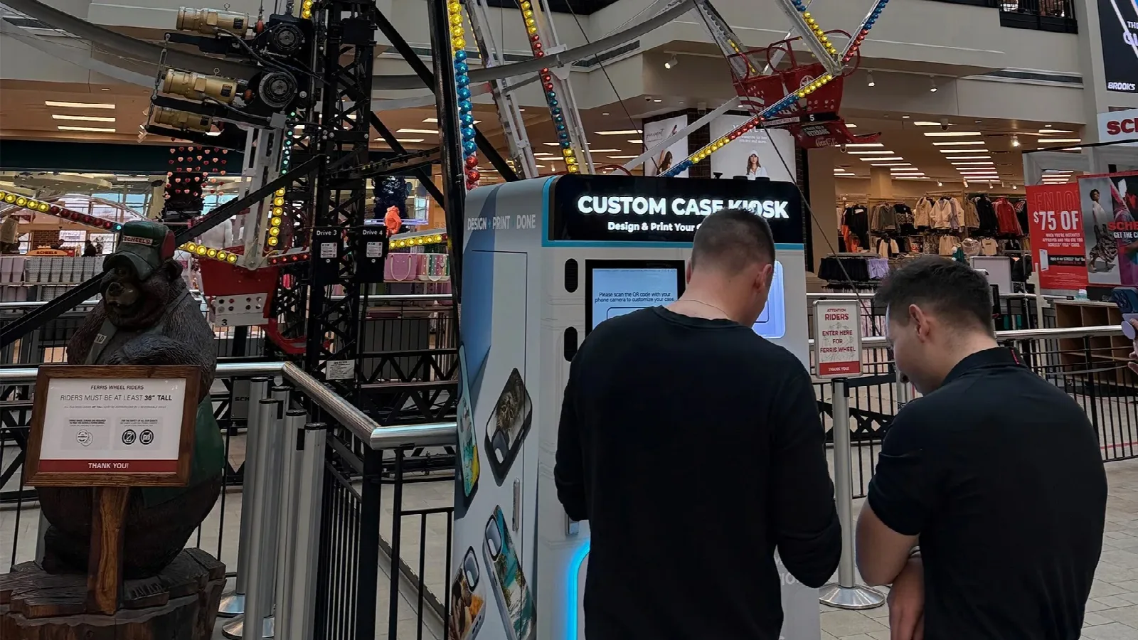 Custom Case Kiosk · Balaji Brands — USA GOBEAR customer case