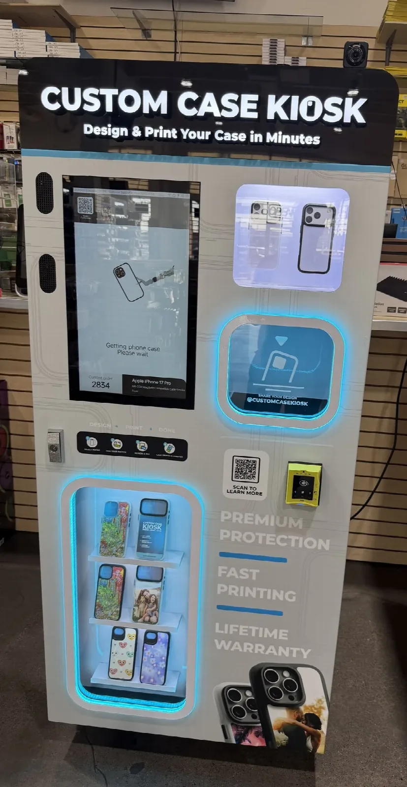 Custom Case Kiosk · Balaji Brands case study photo 4