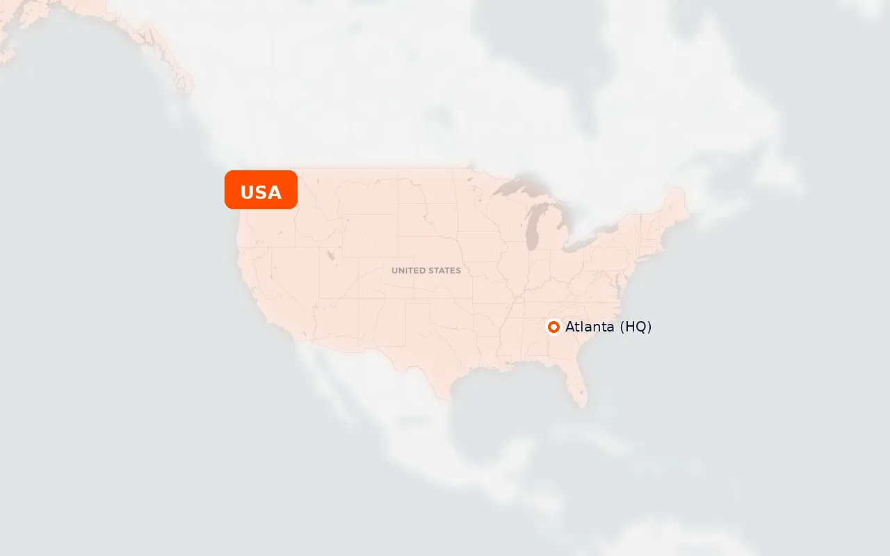 Magics Group · Magic Phone Case locations map, USA