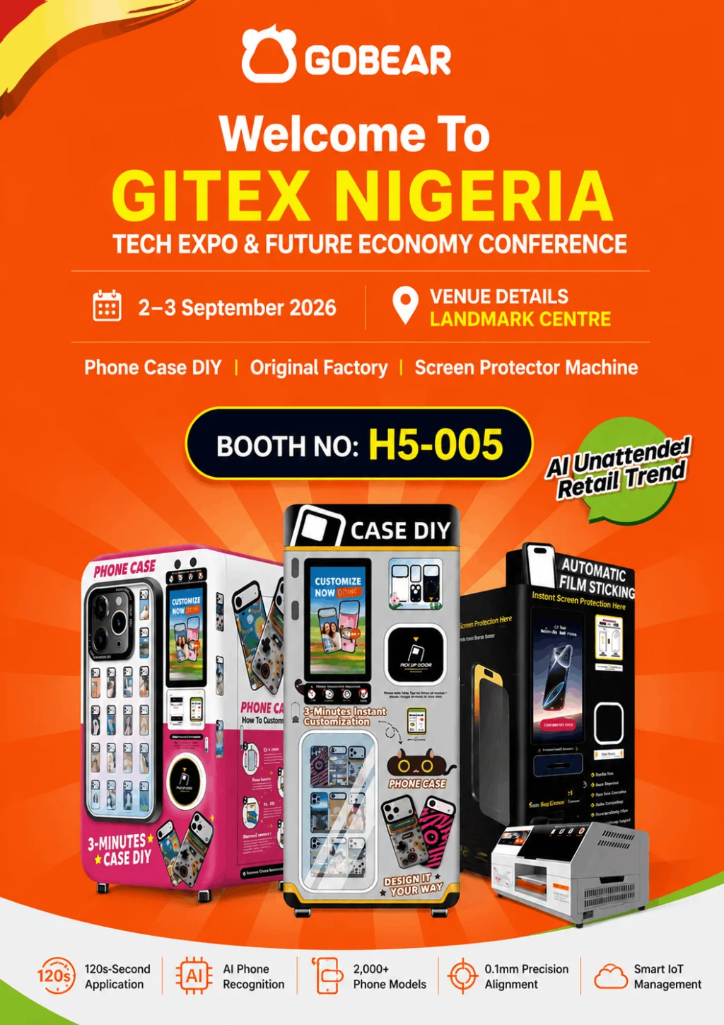 Technology expo hall at GITEX Nigeria bringing together companies, startups and investors