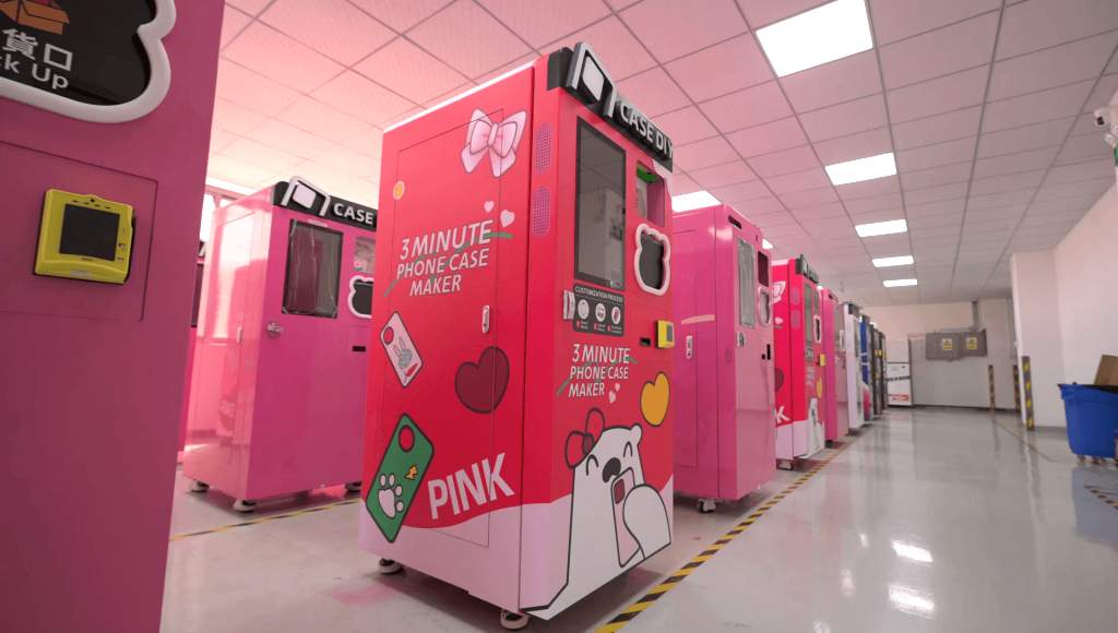 imagen de productos en máquina expendedora